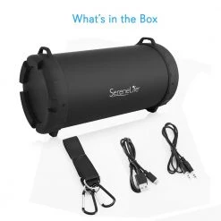 SereneLife Wireless Boombox Stereo Speaker SLBSP11 Camping & Outdoor