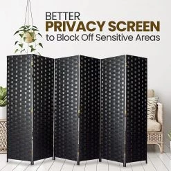 Serenelife 6-Panel Room Divider SLRDX64 Home & Lighting
