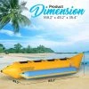 Serenelife Sports & Outdoors Inflatable Banana Boat With Storage Bag 4 Person SLBBFL4