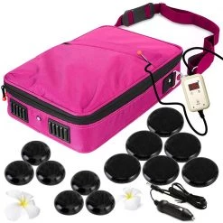 Serenelife Portable Hot Stone Massage System PSLMSGST40PK