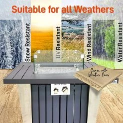 Serenelife Propane Gas Fire Pit SLFPX69