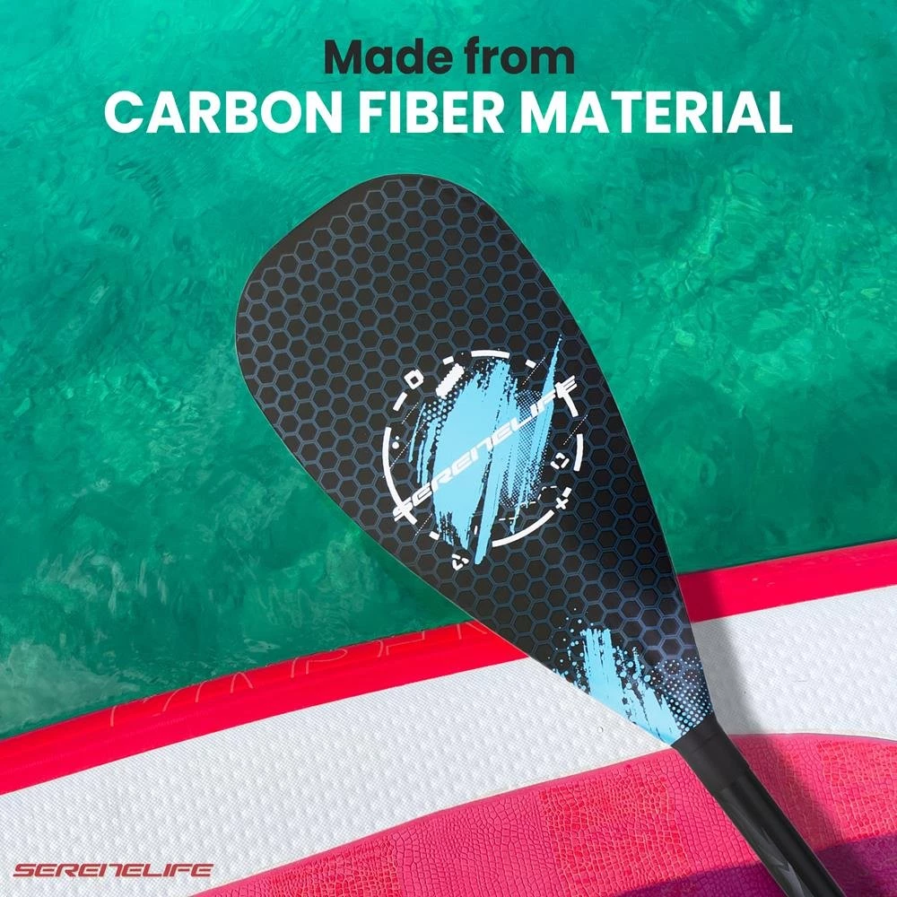 Serenelife Adjustable 3-piece Mix Carbonfiber Paddle SLPADDLE10 1 Serenelife Adjustable 3-piece Mix Carbonfiber Paddle SLPADDLE10
