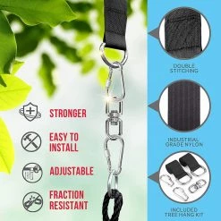 Serenelife Children’s Hanging Swing Seat SLSWNG100RB Sports & Outdoors