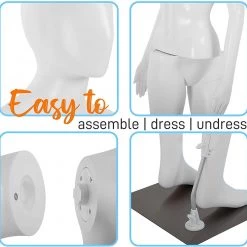 Home & Lighting SereneLife Adjustable Female Mannequin