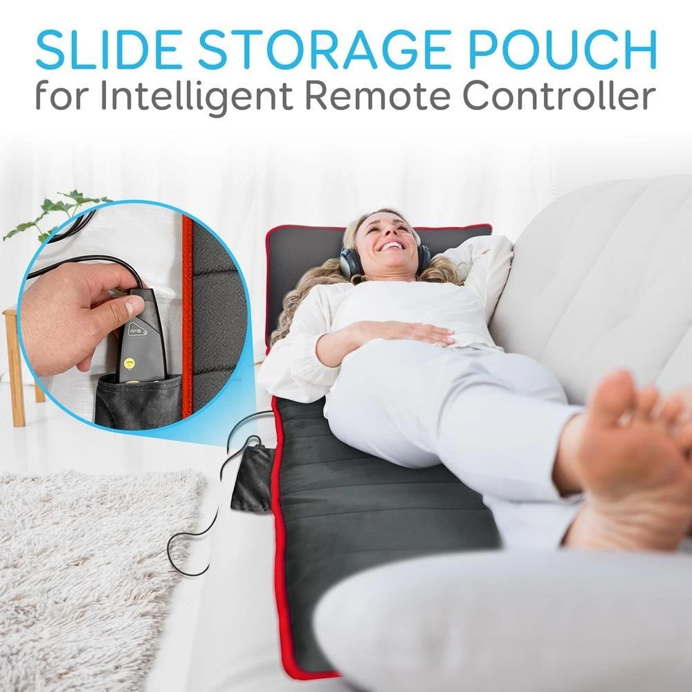 SereneLife Health & Beauty Full Body Vibrating Massage Mat SLMPDMSG45 7 SereneLife Health & Beauty Full Body Vibrating Massage Mat SLMPDMSG45