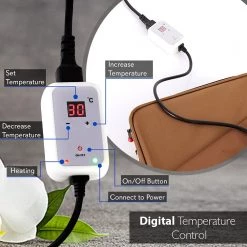 SereneLife Electric Spa Hot Stones Massager PSLMSGST40