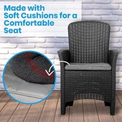 Serenelife Lawn & Garden Outdoor Patio Furniture Sets SLCHB790