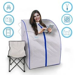 SereneLife Portable Therapeutic Infrared Sauna Spa SLISAU20SL Health & Beauty