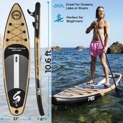 Serenelife Sports & Outdoors SUP Stand-Up Paddle-Board SLSUPB754