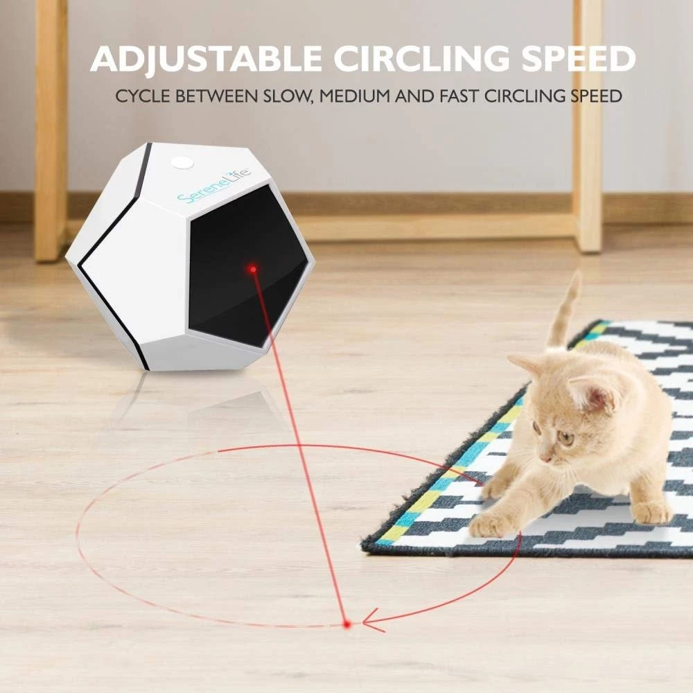 SereneLife Automatic Cat Laser Toy SLCTLA40 Pet Care 3 SereneLife Automatic Cat Laser Toy SLCTLA40 Pet Care