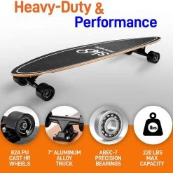 Serenelife Canadian Maple Deck Skateboard