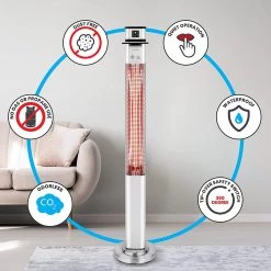 Serenelife Floor Standing Patio Heater SLOHT42