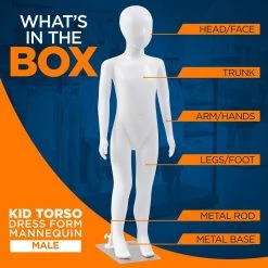 Serenelife Kid Torso Dress Form Mannequin SLMAQKDSK Home & Lighting