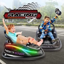 Serenelife 360° Spinning Kids Bumper Car SLBUPC78