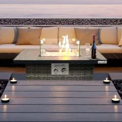 Serenelife Tools & Garden Propane Gas Fire Pit SLFPX45