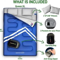 SereneLife Double Sleeping Bag