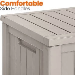 Serenelife Deck Storage Box 120 Gallon SLSTBX60 Home & Lighting