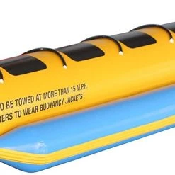 Serenelife Inflatable Banana Boat With Storage Bag 6 Person SLBBFL6 Sports & Outdoors