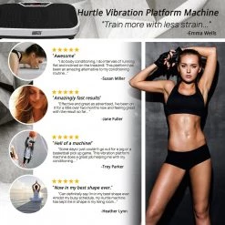 Hurtle Sports & Outdoors Core Fitness Training Vibration Machine HURVBTR36