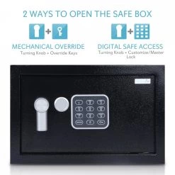 SereneLife Home & Lighting Fireproof Lock Box SLSFE12