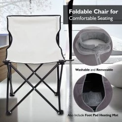 SereneLife Health & Beauty Portable Infrared Sauna SLISAU10GRY