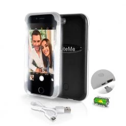 SereneLife Electronics & Gadgets Lite-Me' Selfie Case For IPhone 6Plus & 6S SLIP101BK