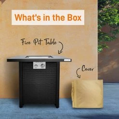 SereneLife Outdoor Pit SLFPS3 Lawn & Garden