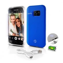 SereneLife Lite-Me' Selfie Case For Galaxy S7 Edge SL302S7BL