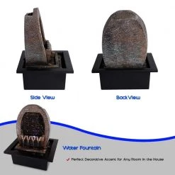 SereneLife Electric Water Fountain Decor SLTWF76LED 7 SereneLife Electric Water Fountain Decor SLTWF76LED