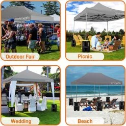 Serenelife Sports & Outdoors Tent Commercial Instant Shelter 39 Serenelife Sports & Outdoors Tent Commercial Instant Shelter