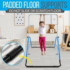 Serenelife Safely Fun Gymnastics Bar SLGYMBAR100BL Sports & Outdoors