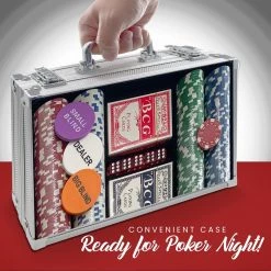 Serenelife Sports & Outdoors Casino Poker Chip Set SLCHIP01