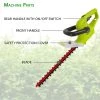 SereneLife Corded Electric Handheld Hedge Trimmer PSLHTRIM52