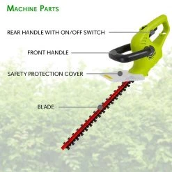 SereneLife Corded Electric Handheld Hedge Trimmer PSLHTRIM52