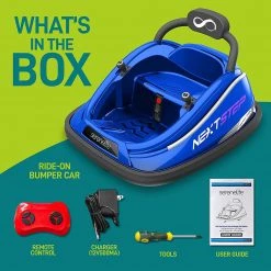 Serenelife 360° Spinning Kids Bumper Car SLBUPC22