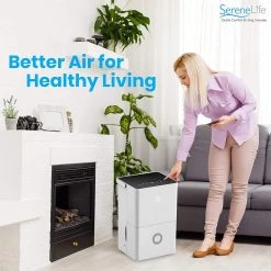 Serenelife Compact Dehumidifier SLDEHU30 Health & Beauty