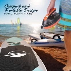 SereneLife SLPUMP25 Premium Compact Digital Air Pump Compressor