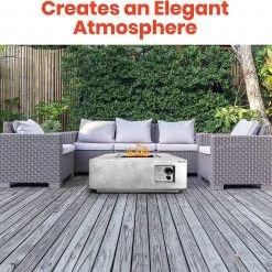 Serenelife Propane Gas Fire Pit SLFPLG9 Tools & Garden