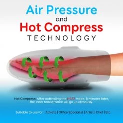 Serenelife Therapeutic Hand Massager SLHNDMSG85WT Health & Beauty