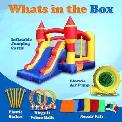 Serenelife Inflatable Jumping Castle SLIB960 Sports & Outdoors