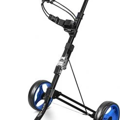 Serenelife Sports & Outdoors Foldable 3-Wheel Golf Push Cart SLGZX3
