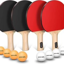 Serenelife Sports & Outdoors Ping Pong Paddle Set SLPPRAC
