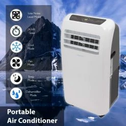 SereneLife Compact Home Air Conditioner Cooling Unit SLPAC10