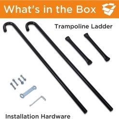 SereneLife Sports & Outdoors Outdoor Trampoline Safety Ladder SLTRA12LDR