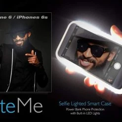SereneLife SLIP101RG Lite-Me' Selfie Case For IPhone 6Plus & 6S