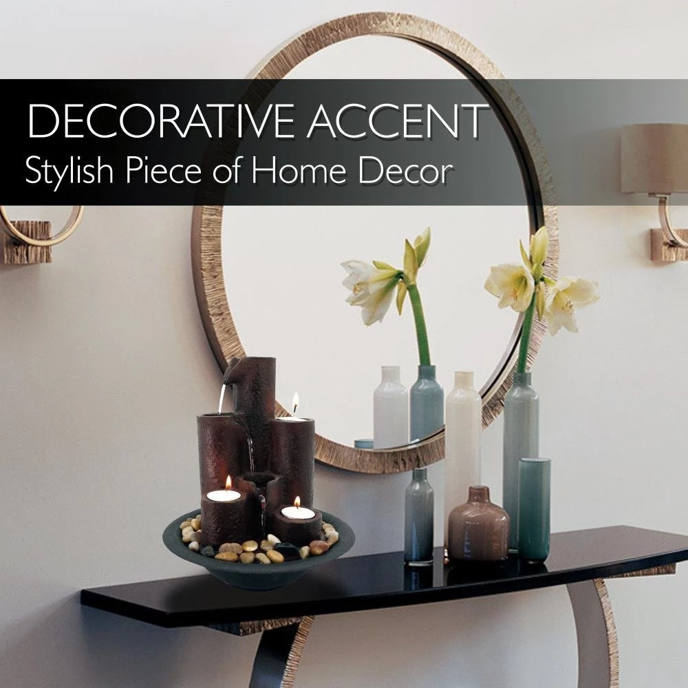 Serenelife Decorative Tabletop Water Fountain SLTWF20 3 Serenelife Decorative Tabletop Water Fountain SLTWF20