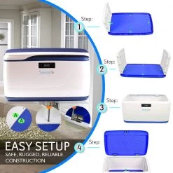 SereneLife Security Locking Storage Container Bin SLSBIN10