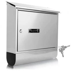 SereneLife Modern Wall Mount Lockable Mailbox SLMAB06 Home & Lighting