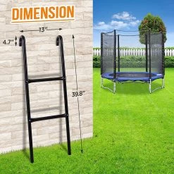 SereneLife Sports & Outdoors Outdoor Trampoline Safety Ladder SLTRA12LDR