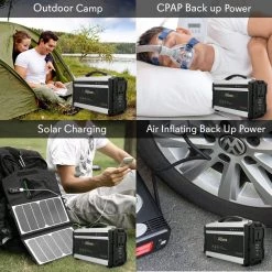 SereneLife Rechargeable Battery Portable Power Generator SLSPGN30